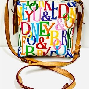 Dooney & Bourke Colorful Lettered Crossbody Bag
